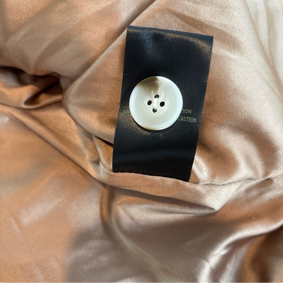 BLANK NYC Jacket Women XS  Beige Wool Blend Plaid Take Note Fringe Cropped - Picture 10 of 10